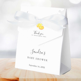 Lemon Baby Shower Elegant Watercolor Modern Presentaskar
