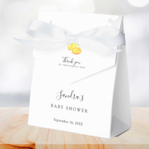 Lemon Baby Shower Elegant Watercolor Modern Presentaskar