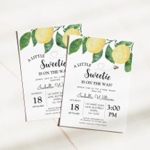 Lemon Baby Shower