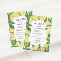 Lemon Baby Shower
