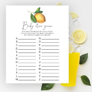Lemon babydusch Baby Artikelspel