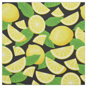 Lemon-bakgrund Tyg