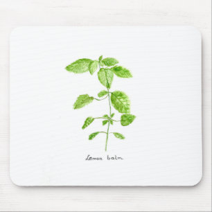 Lemon balm örtträdgård musmatta