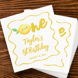 Lemon Birthday Pappersservett