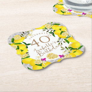 Lemon Birthday Underlägg Papper