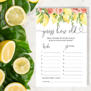 Lemon Blommigt hur gammal var de som gav skugga?