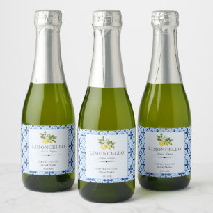 Lemon Blommigt Limoncello Bröllop Blue Tile italie