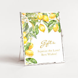 Lemon Blommigt Möhippa Gifts Poster