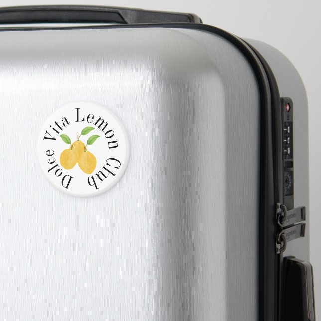 Lemon Bloom Kollektion Magnet (In Situ (Luggage))
