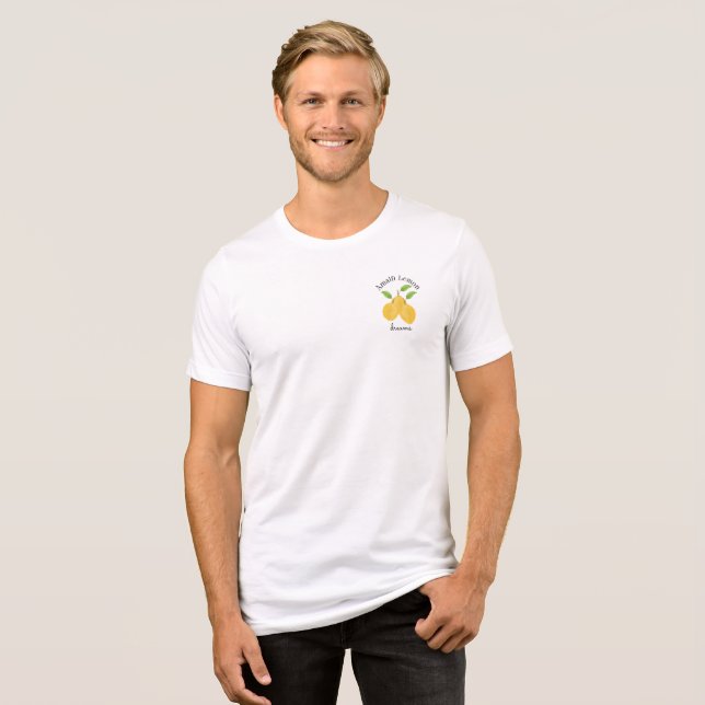Lemon Bloom Kollektion T Shirt (Framsida Full)