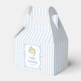 Lemon Blue Födelsedag Presentaskar