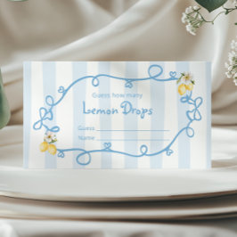 Lemon Blue Mediterranean Hur många citrondroppar Tilläggskort