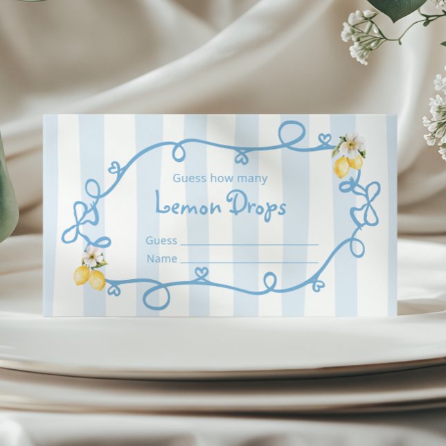 Lemon Blue Mediterranean Hur många citrondroppar Tilläggskort (Skapare uppladdad)
