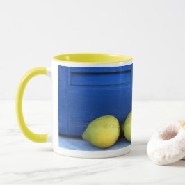 Lemon Blue mugg och donut