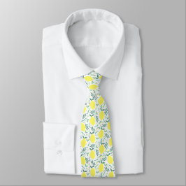 Lemon botanical mönster slips