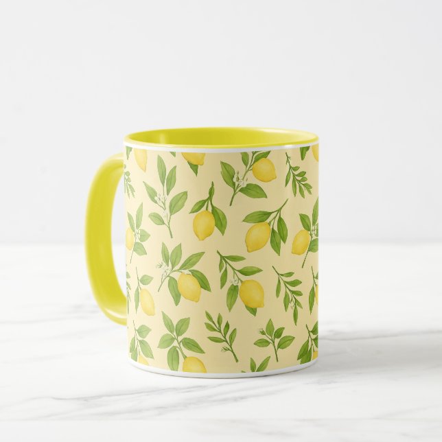 Lemon Botanisk Kombination  Mugg (Framsida vänster)