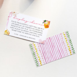 Lemon & Bows Girls Display Dusch Utan Inpackning Tilläggskort