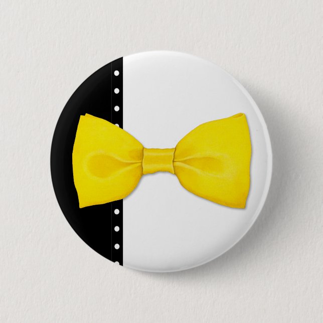 Lemon Bowtie Button Knapp (Framsida)