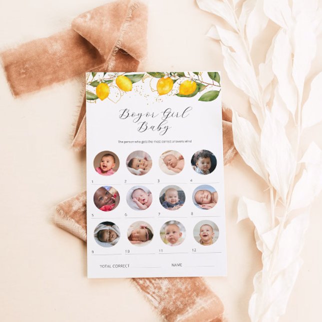 Lemon Boy eller Baby Shower Game (Skapare uppladdad)