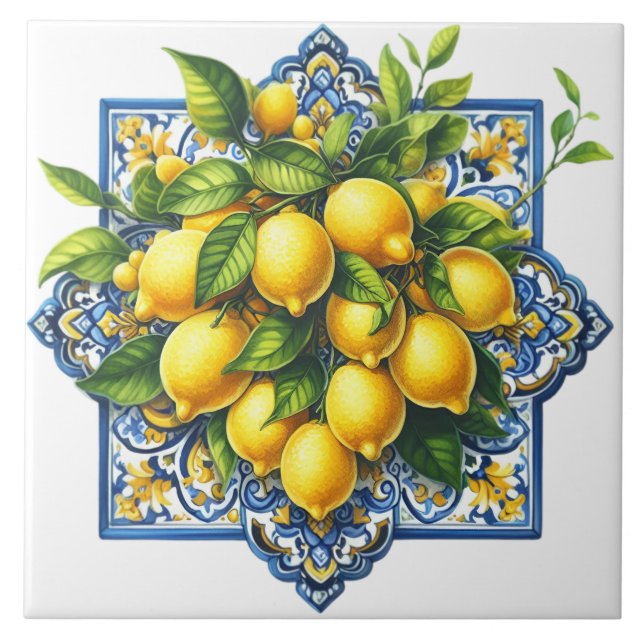 Lemon Ceramic Tile Kakelplatta (Framsidan)