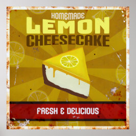 Lemon Cheesecake Poster