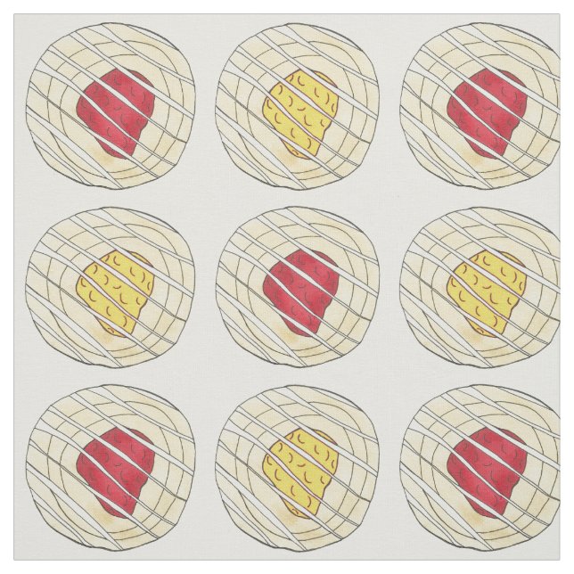 Lemon Cherry Danishes Breakfast Sweet Pastry Tyg (Provkarta)