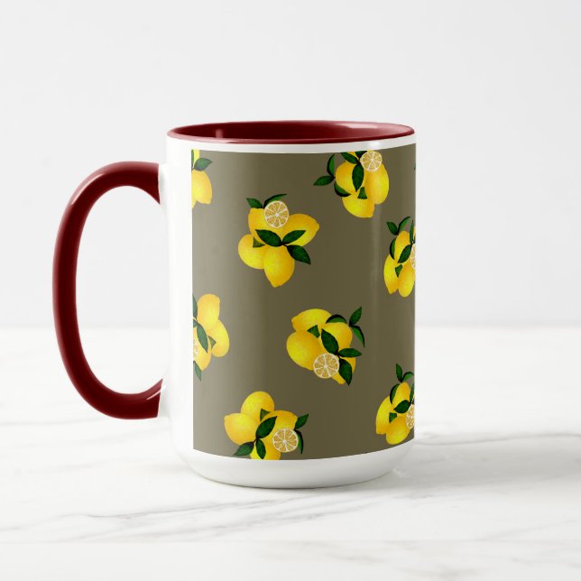 Lemon Chic Design Mugg (Vänster)