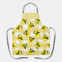 Lemon Chic Gult Gingham