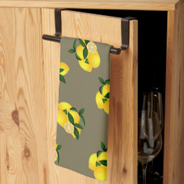 Lemon Chic Olive Kökshandduk