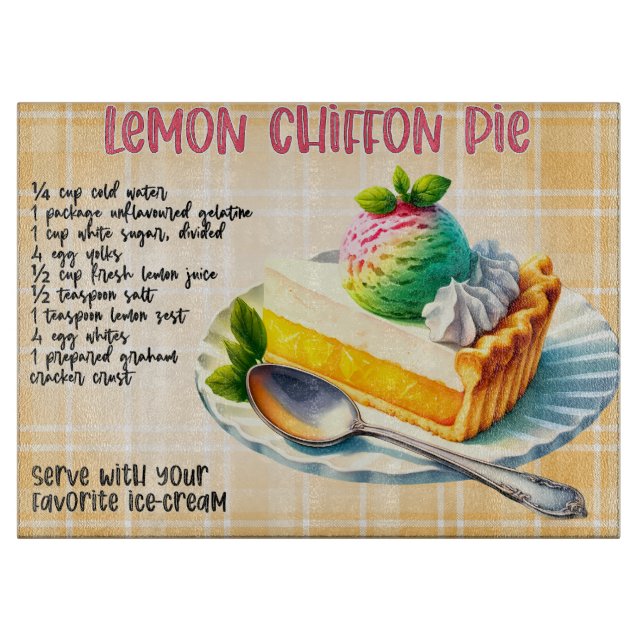 Lemon Chiffon Paj Recipe (Framsidan)