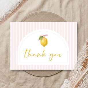 Lemon Ciao Baby Shower Tack Kort