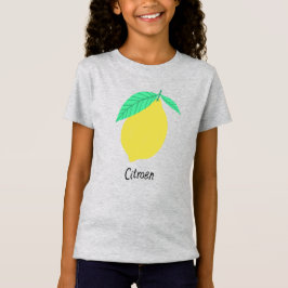 Lemon Citroen Dutch Fruktig Roligt Food Art T Shirt