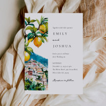Lemon Citrus Amalfi Kusten Italienska Bröllop