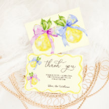 Lemon Citrus Baby Shower Gender Reveal