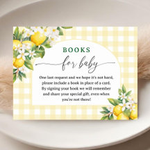 Lemon Citrus Baby Shower Gult Gender Neutral