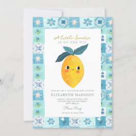 Lemon Citrus Baby Shower Inbjudningar