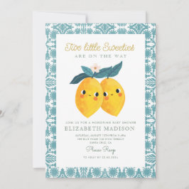 Lemon Citrus Baby Shower Inbjudningar