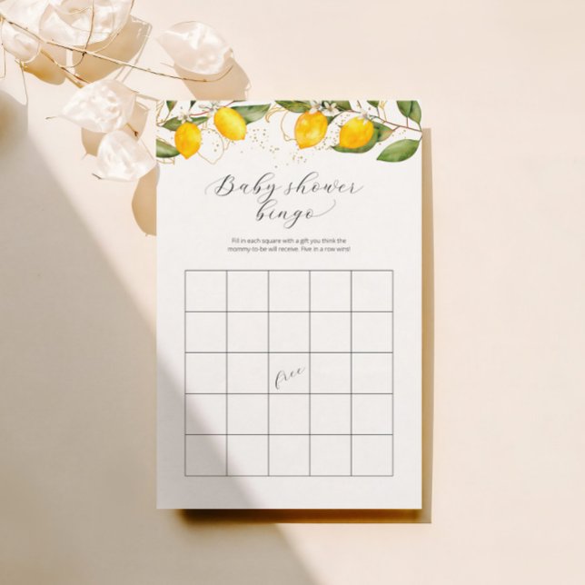 Lemon Citrus Baby Shower-spel för Bright Summer Bi (Skapare uppladdad)