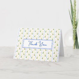 Lemon Citrus Blue & Gult Amalfi Kusten Modern Tack Kort
