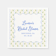 Lemon Citrus Blue & Gult Amalfi Möhippa