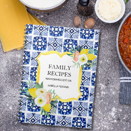Lemon Citrus Italienska Medelhavet Recept Anteckningsbok