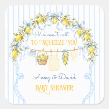 Lemon Citrus-kläm Baby Shower Pojkkläder Bow