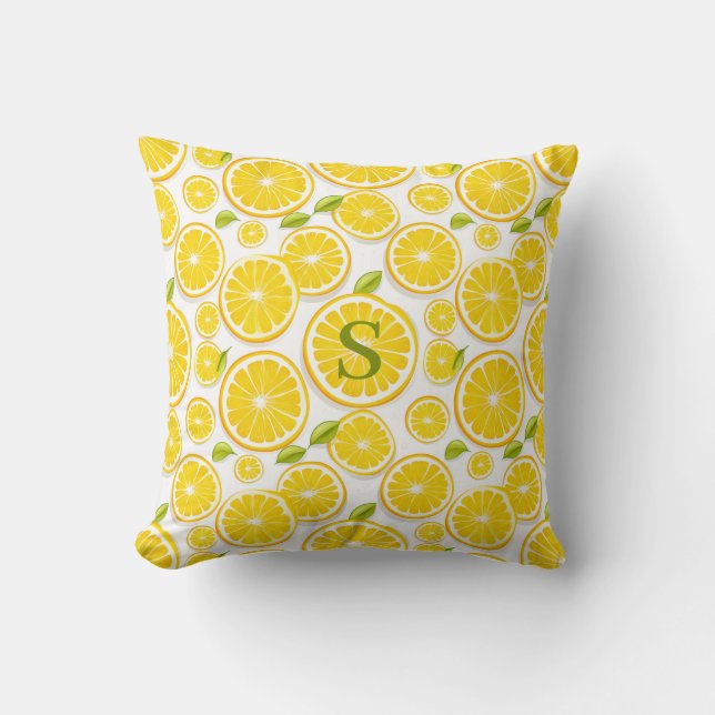 Lemon Citrus Kudde (Framsida)