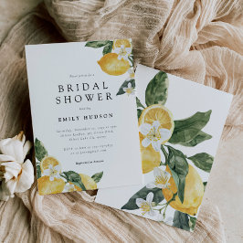 Lemon Citrus Main Squeeze Möhippa Inbjudningar