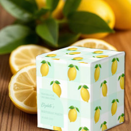 Lemon Citrus Sommar Födelsedag Presentaskar