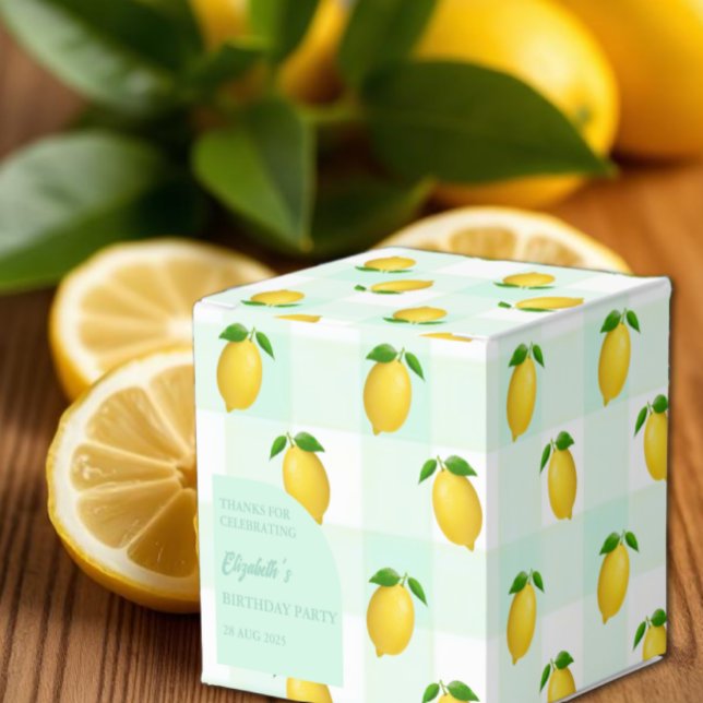 Lemon Citrus Sommar Födelsedag Presentaskar (Skapare uppladdad)
