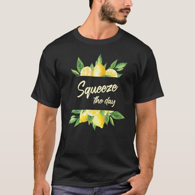 Lemon Citrus Squeeze T Shirt (Framsida)