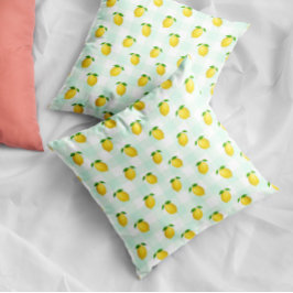 Lemon Citrus Summer Birthday Kudde