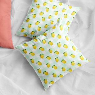 Lemon Citrus Summer Birthday Kudde