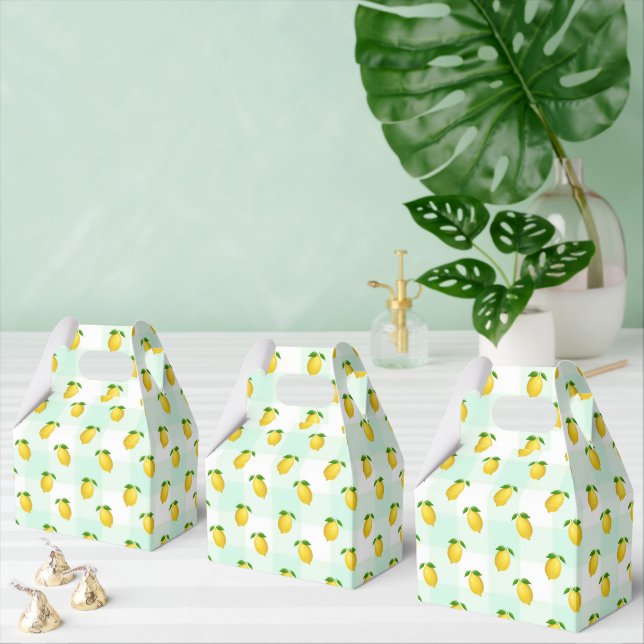 Lemon Citrus Summer Birthday Presentaskar (Multipel)